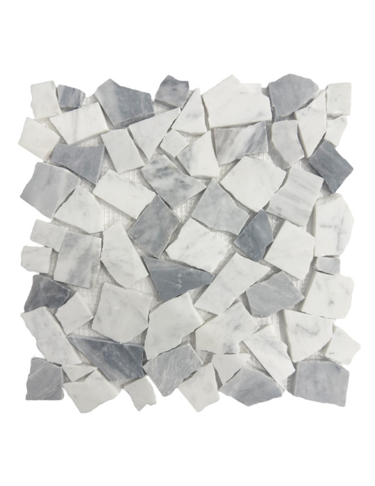 CRAZY CARRARA+BARDIGLIO HONED