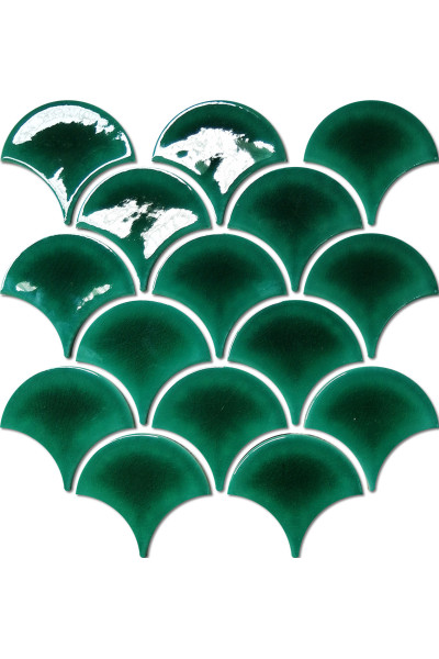 FISHSCALE DEEP GREEN CRACKLE