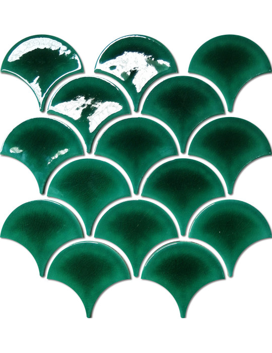 FISHSCALE DEEP GREEN CRACKLE