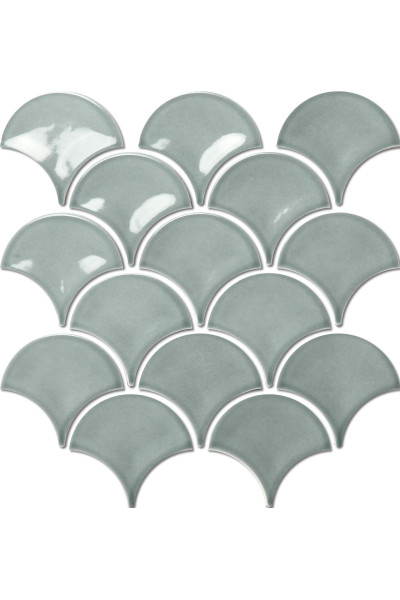 FISHSCALE SMOKY GREEN