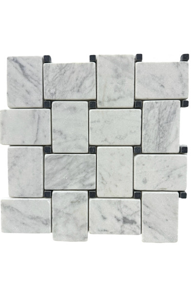 JUMBO BASKETWEAVE CARRARA TUMBLED