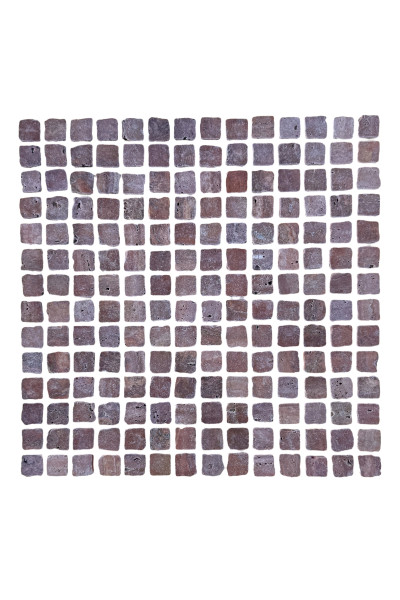 MINI SPLIT RED TRAVERTINE HONED