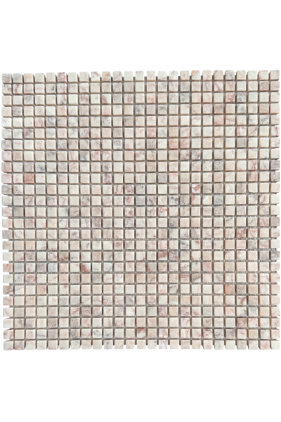 MINI SQUARE ROSSO TUMBLED