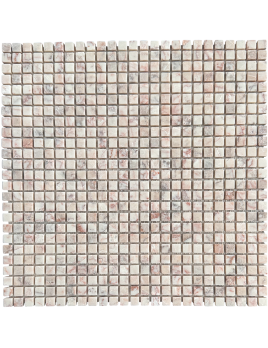 MINI SQUARE ROSSO TUMBLED