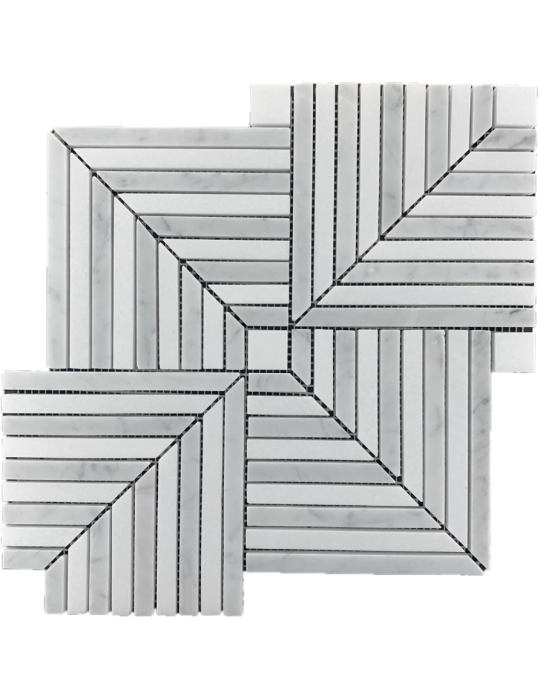 MODERN CARRARA + THASSOS HONED