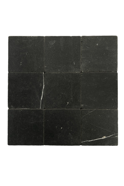NERO MARQUINA SQUARE 100 TUMBLED