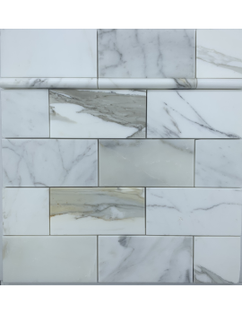 SUBWAY CALACATTA HONED