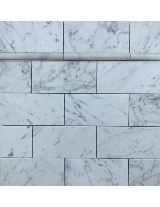 SUBWAY CARRARA HONED