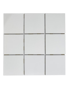 WAVE WHITE GLOSS 100X100