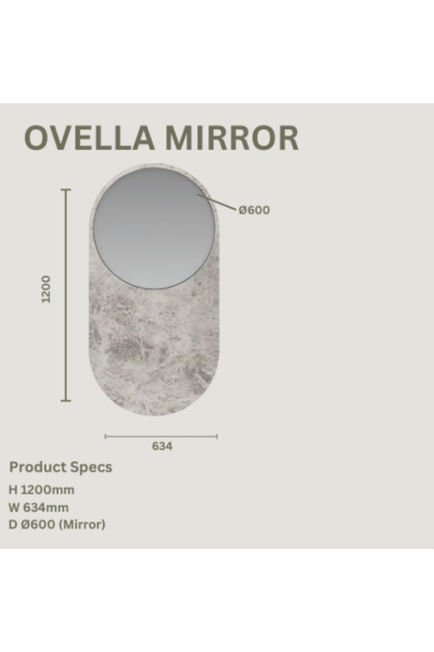 OVELLA STONE MIRROR