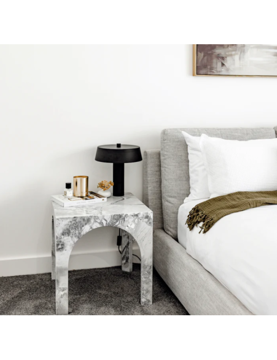 NORA STONE SIDE TABLE
