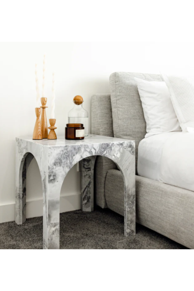 NORA STONE SIDE TABLE