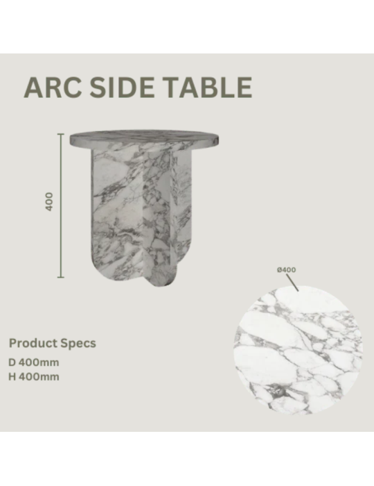 ARC SIDE TABLE