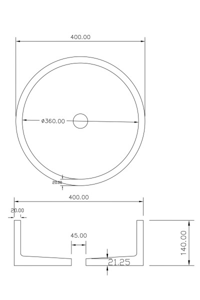 EON BASIN - CRAFTED ROSSO