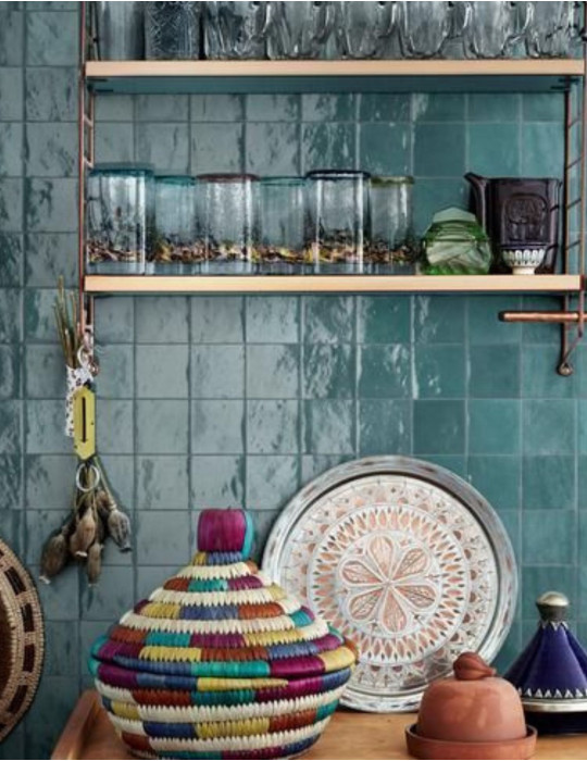 Marazzi Zellige Petrolio Gloss