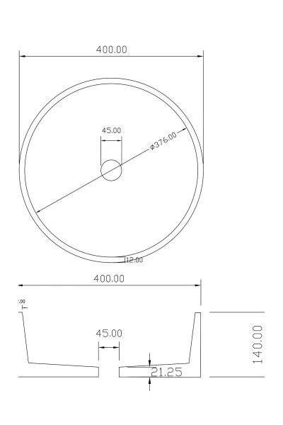 EON BASIN - TRAVERTINE