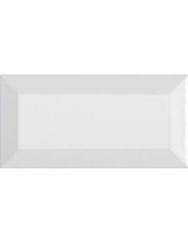 URBAN SUBWAY BEVELLED PLAIN WHITE MATT 100X200MM