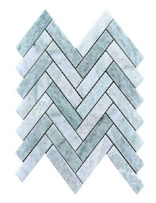 TUSCANY GREEN LONG HERRINGBONE