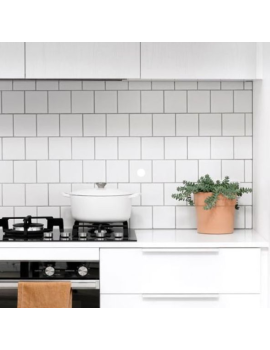 WHITE GLOSS SQUARE 150X150MM CERAMIC WALL TILE 2