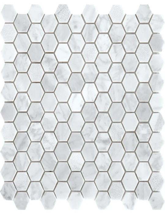 TUSCANY CARARRA SMALL HEXAGON