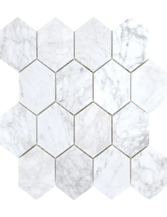 TUSCANY CARRARA LARGE HEXAGON