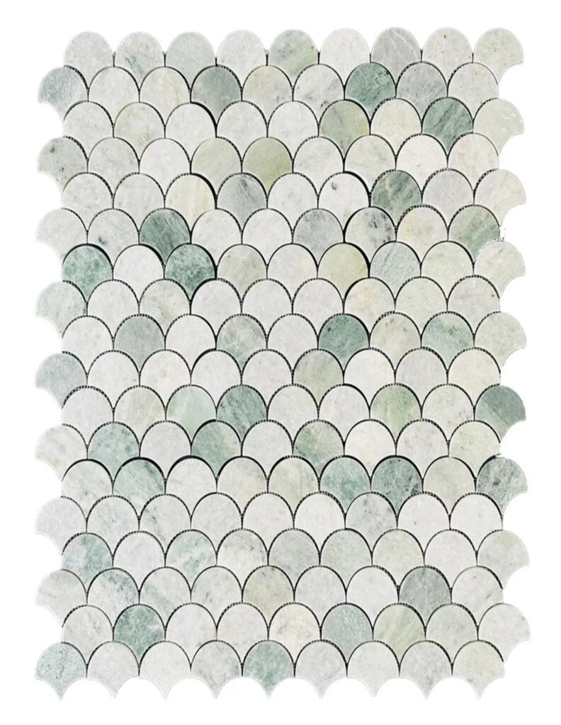 TUSCANY GREEN FISH SCALE