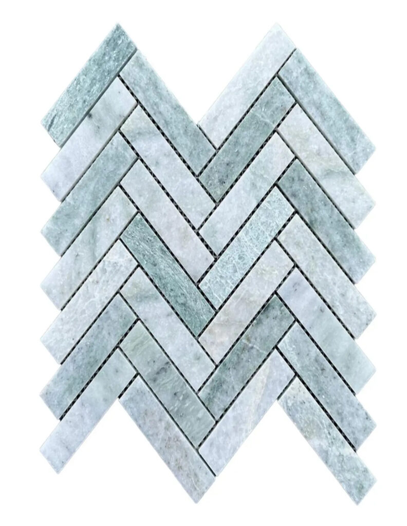TUSCANY GREEN LONG HERRINGBONE