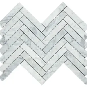 HERRINGBONE CARRARA HONED