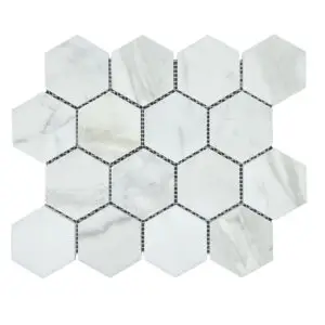 HEXAGON CALACATTA HONED