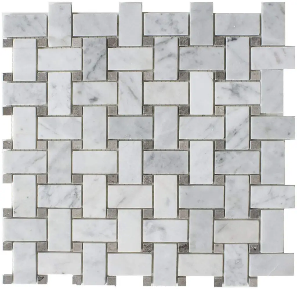 BASKETWEAVE CARRARA + CINDERELLA GREY
