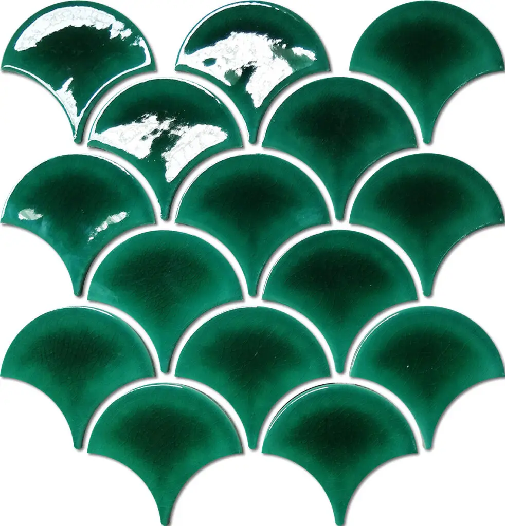 FISHSCALE DEEP GREEN CRACKLE