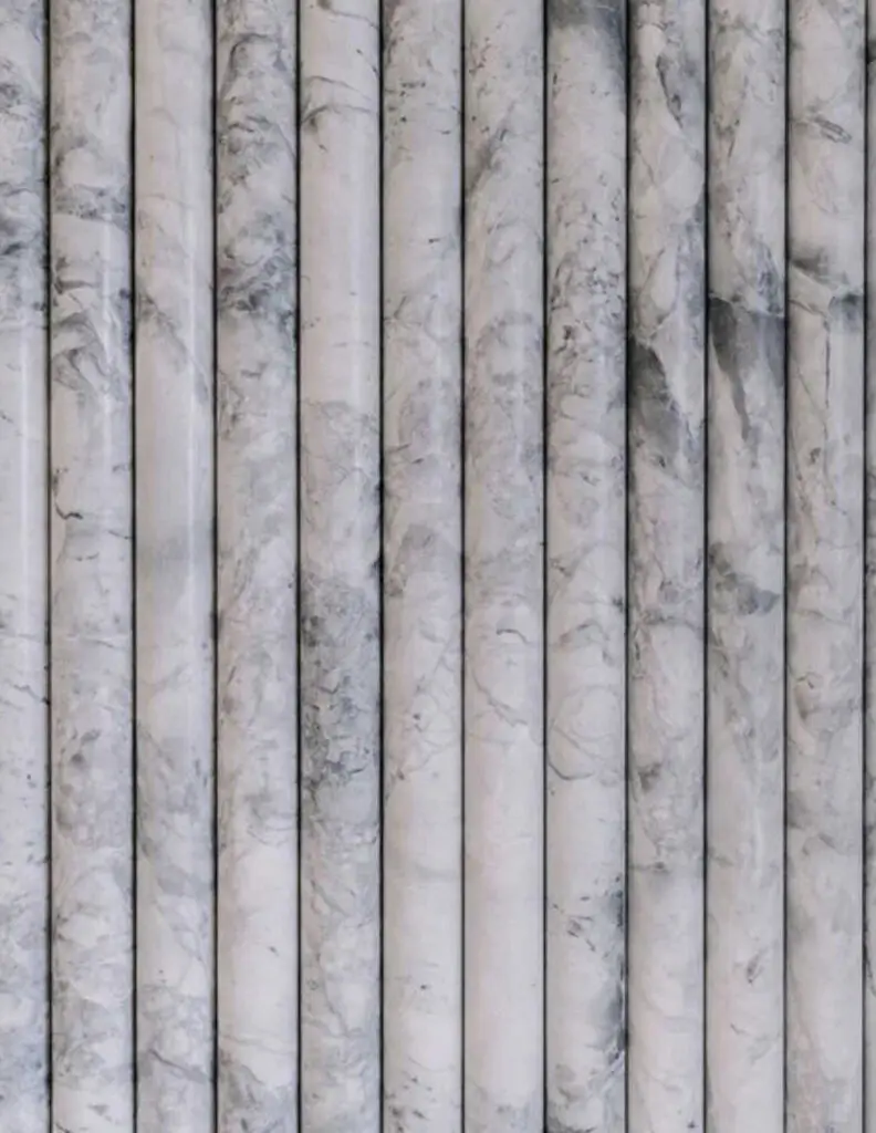 SUPERWHITE QUARTZITE FLUTES