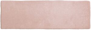 Pink rectangular bar of soap with a slightly rough surface and rounded edges.