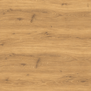Close-up of warm brown wood grain with knots and subtle scratches, like a tabletop surface