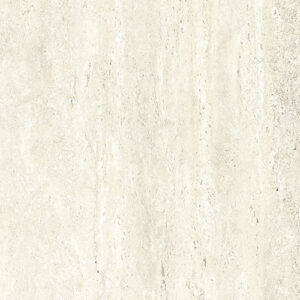 Beige textured stone/concrete wall with subtle vertical striations and rough surface, close-up view.
